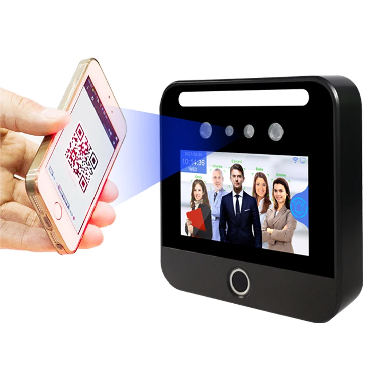 Timy TM-AI03F Office Buildings Linux-Based WiFi Cloud 5-Inch Touch Screen Night Vision Reset Waterproof Face Recognition