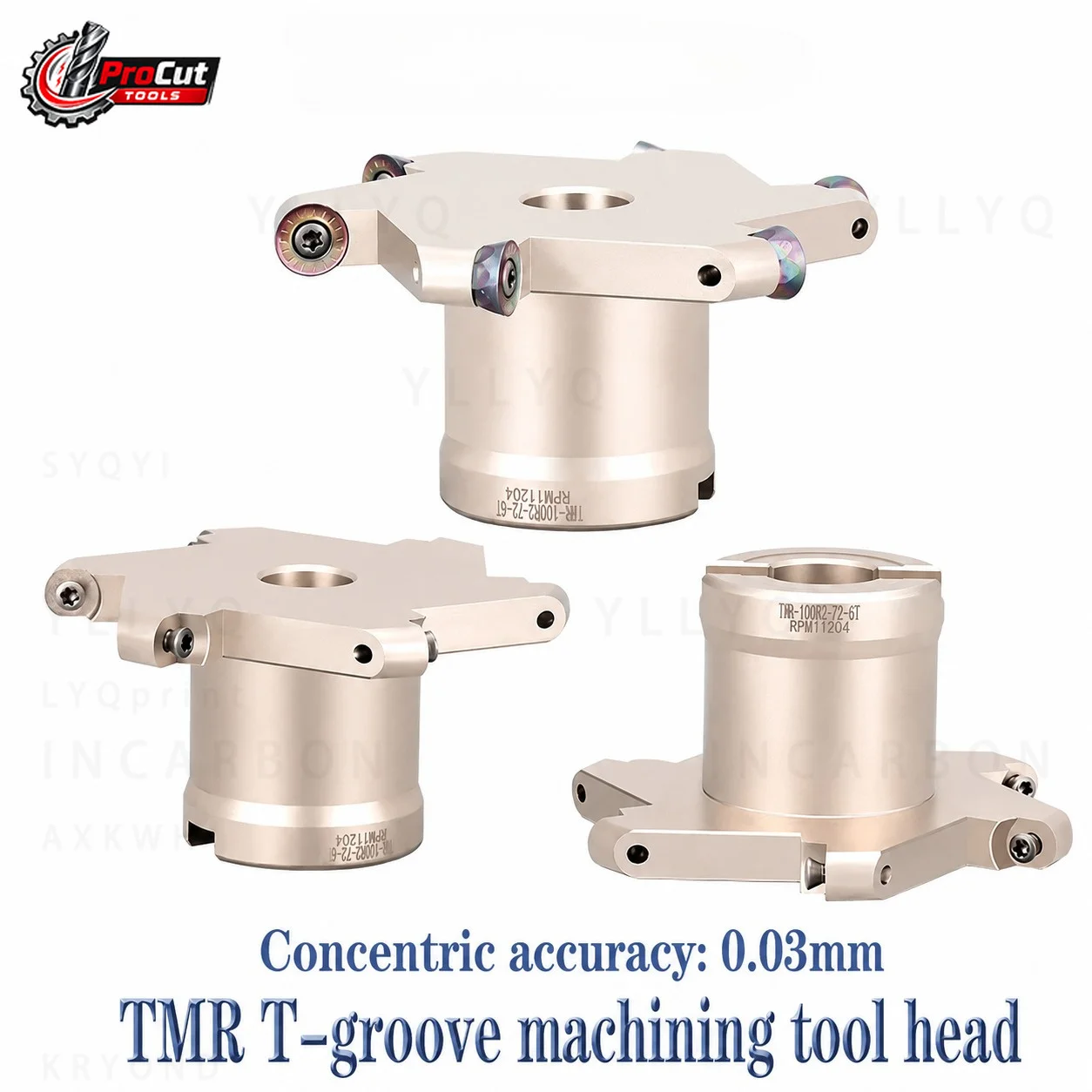 EMR SMD TMR T Groove Milling Cutter Head Fit RPMT10T3 RPMT1204 Insert BT30 BT40 FMB22 FMB27 FMB32 CNC Tool Holder