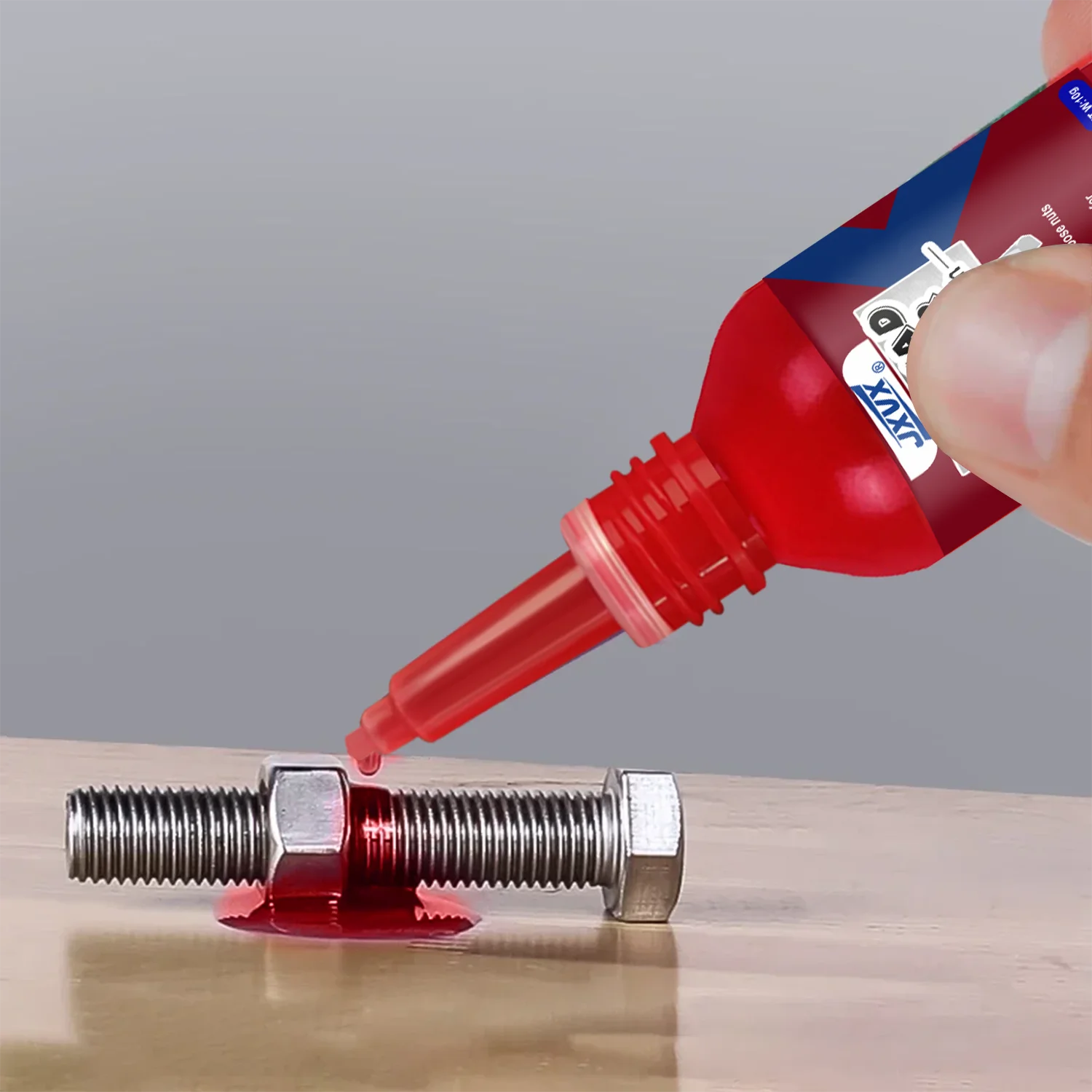 10g Threadlocker Screw Glue Quickly Cured Thread Locking Agent Anaerobic Adhesive Corrosion-Resistant Anti-Loosening Glue Blue.