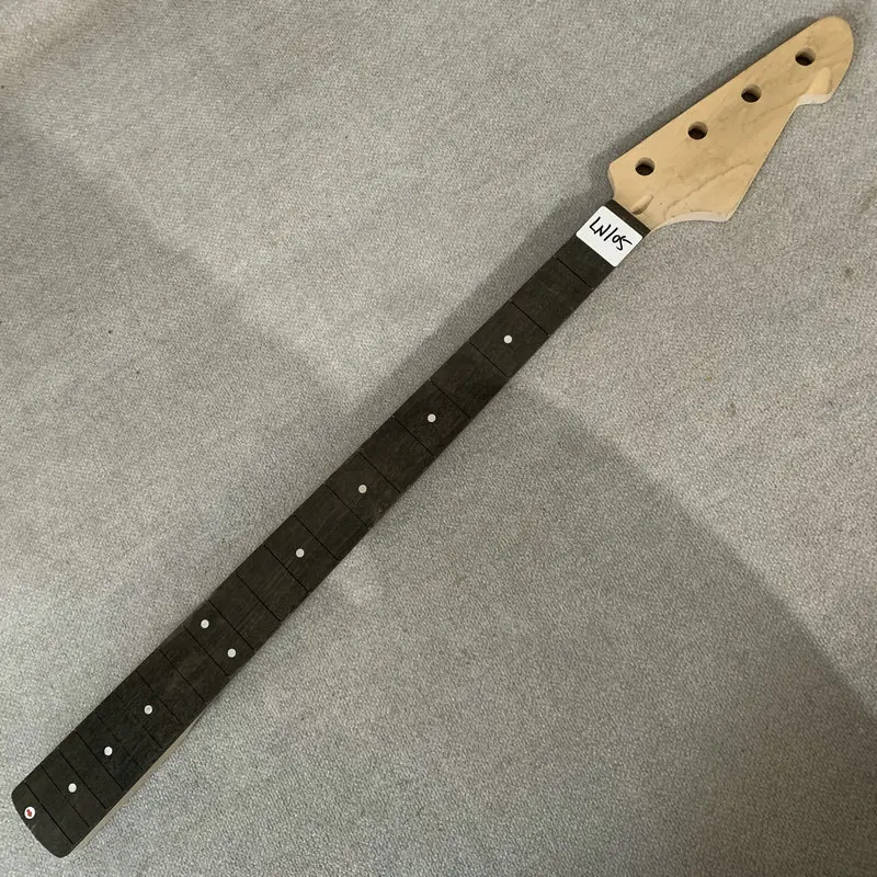 LN105 4-String Electric Bass Guitar Neck 20 Frets Right Hand Genuine Peavey DIY Part - Unpainted No Logo No Frets