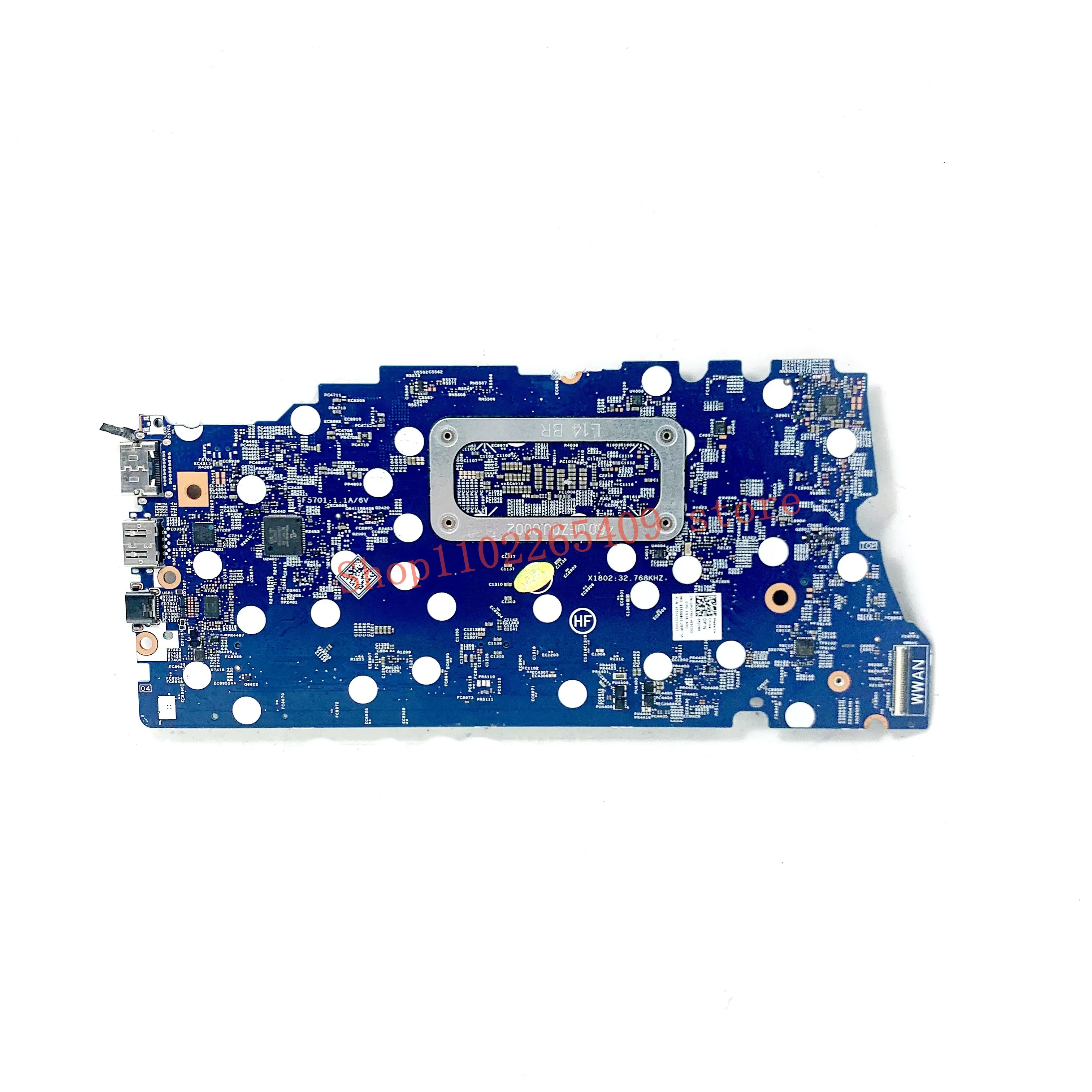 

CN-0PD7RH 0PD7RH PD7RH For DELL 3410 3510 Laptop Motherboard 19746-1 With SRGKY I5-10210U CPU 100% Full Working Well