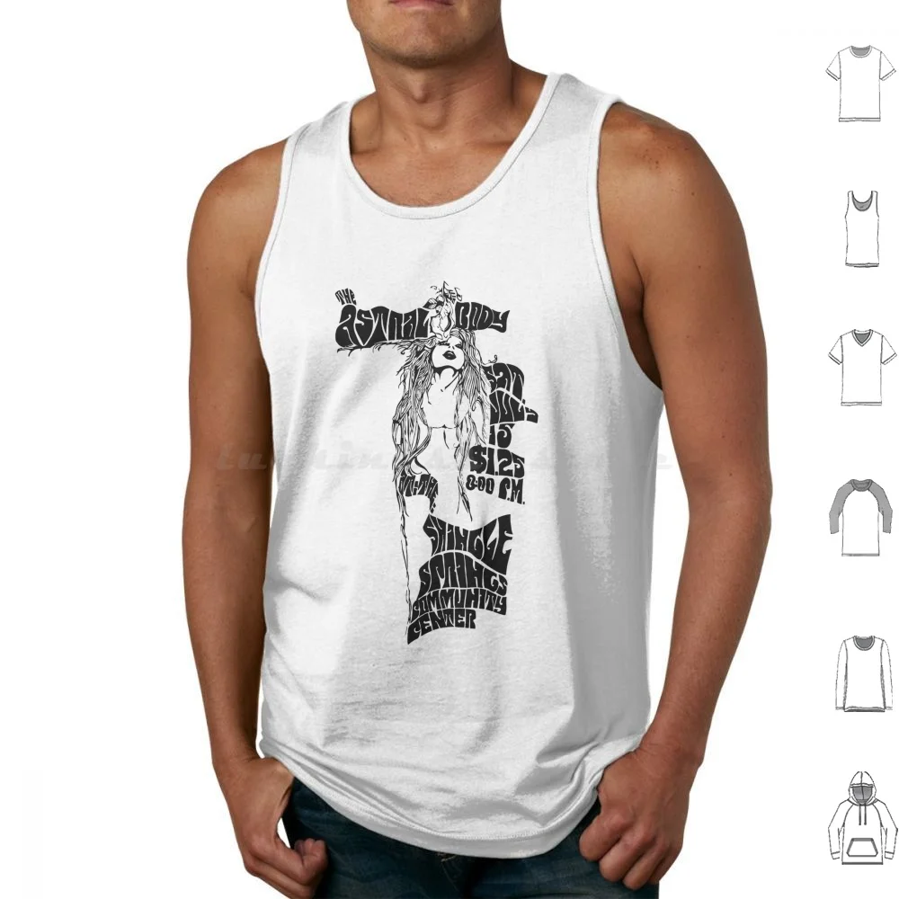 The Astral Body Tank Tops Chaleco sin mangas Astral Mutainable Stars Mystic 1960s Band Jam Music