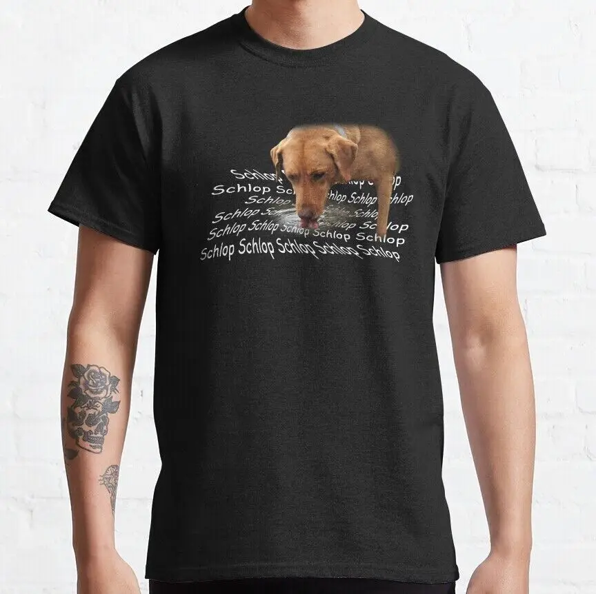 New Limited Funny Schlop Dog Drinking Water Meme Classic T-Shirt