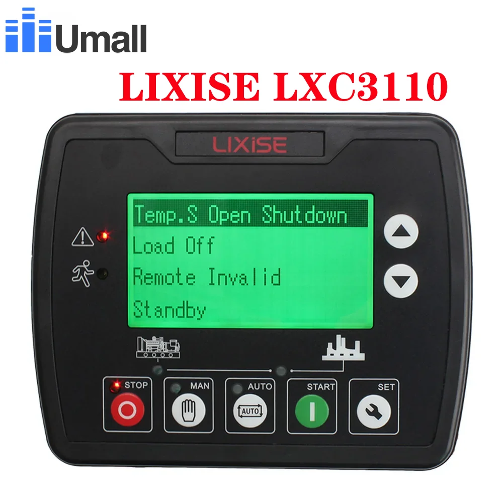 LIXiSE LXC3110 Auto Start Generator Controller Small Diesel Alternator Control Board Pannel Generator Part