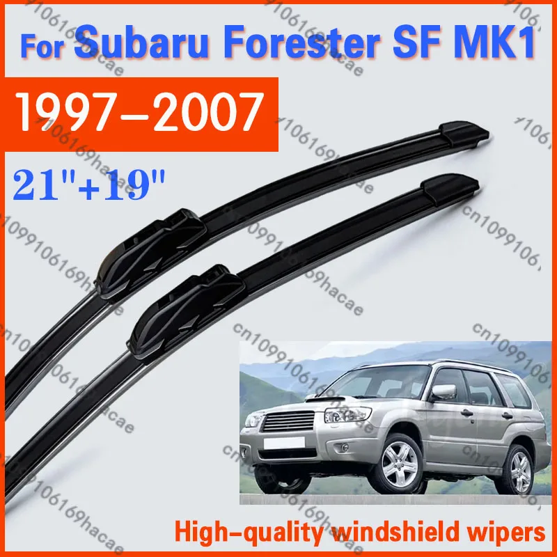Wiper Front For Subaru Forester SF MK1 1997-2007 Wiper Blades Windshield Windscreen HD Silent Durable Easy Window Brushes 21