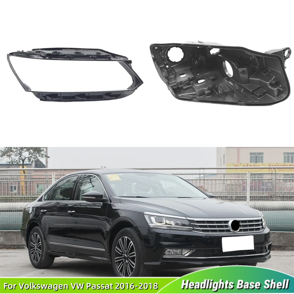 For Volkswagen VW Passat 2016 2017 2018 Car Accesorries Base Head Lamp Shell Headlamp Base Fixing Bracket Front Headlamp Cover
