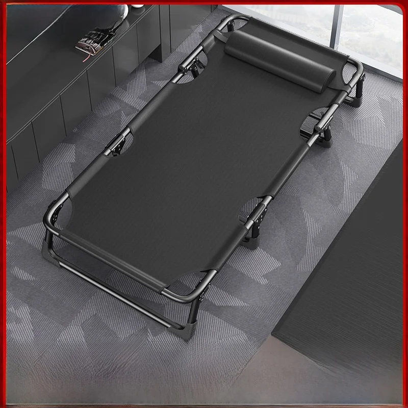 outdoor-camping-simple-folding-bed-companion-chair-single-person-office-nap-bed-military-bed-travel-storage-organizer
