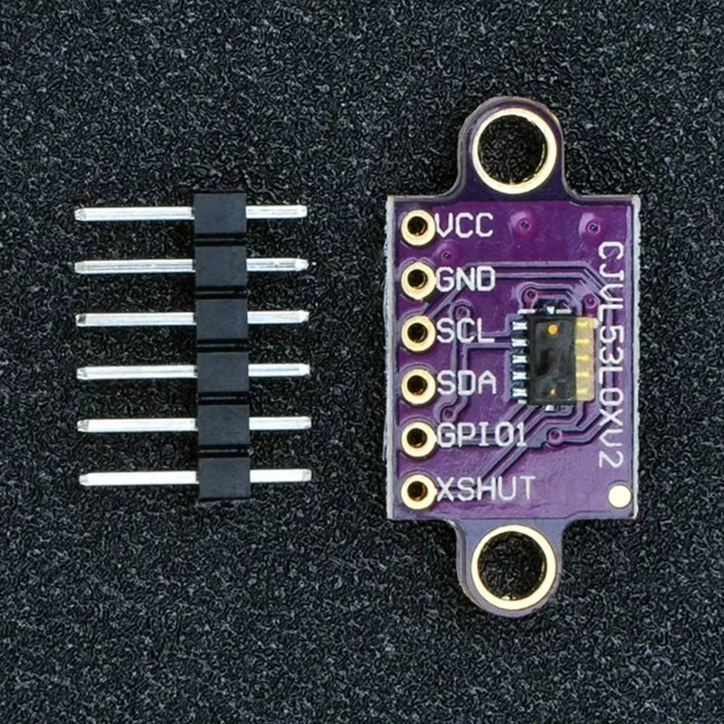 6PCS VL53L0X V2 Laser Distance Measuring Sensor Module Time-Of-Flight Distance Measurement With Serial And PWM Output