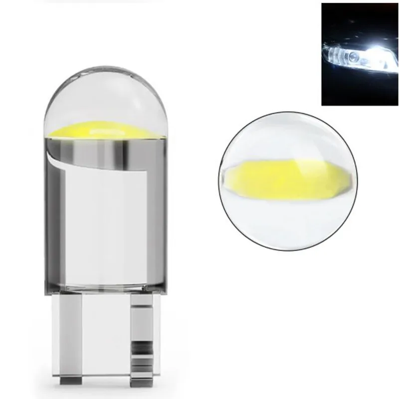 5 uds W5W carcasa de cristal Cob LED accesorios de bombilla de coche para Alfa Romeo 147 156 159 Alfetta Berlina Brera Mito Giulia Milano