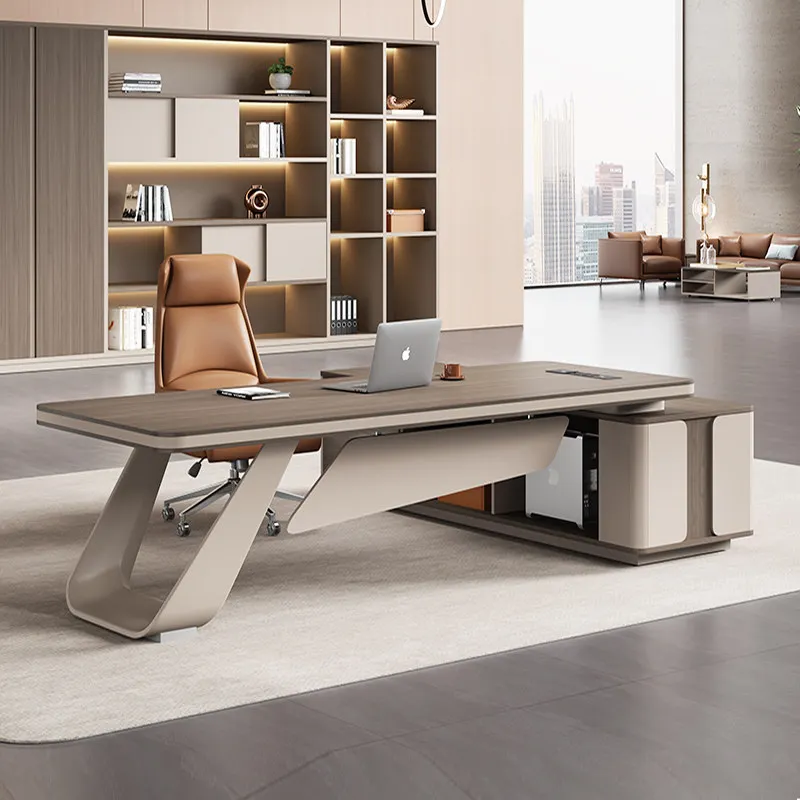 

Nordic Style Upgrades Office Desk Unique Narrow Solid Wood Storage Computer Desks Drawers Modern Scrivania Work Station Table