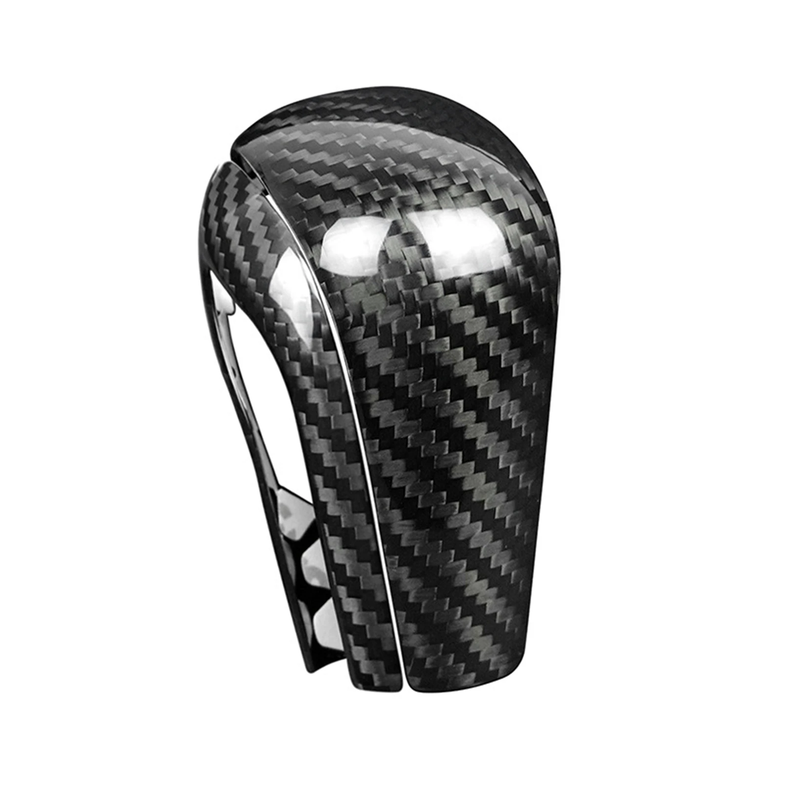 For Mazda CX-30 CX30 2020-2025 Carbon Fiber Interior Center Console Gear Shift Shifter Knob Trim