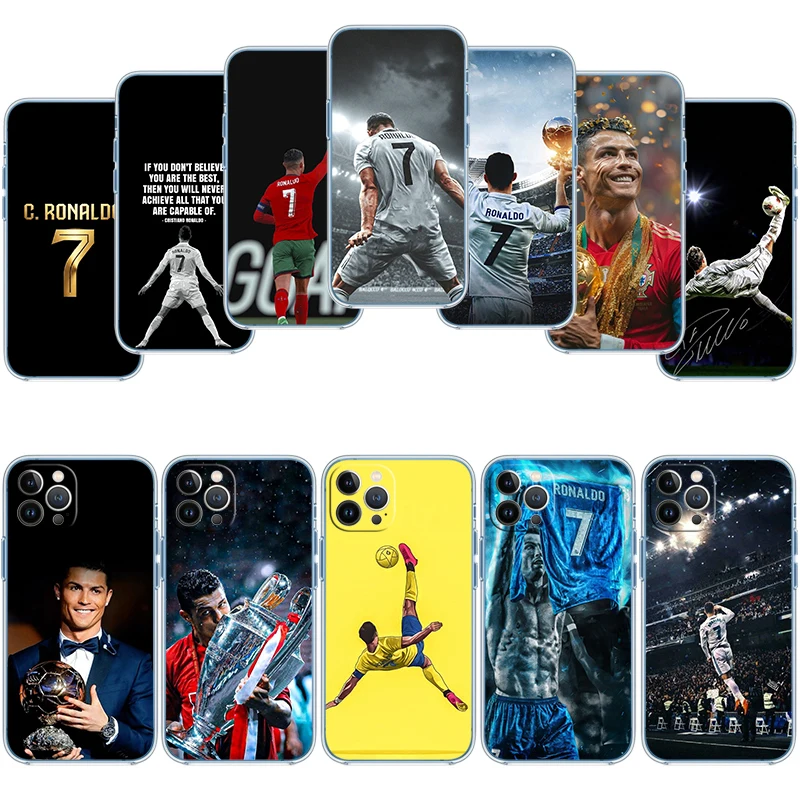 II14 C-cr7 Transparent Phone Case for Samsung Galaxy A04 A04S A14 A23 A34 A54 M23 M33 M52 M53