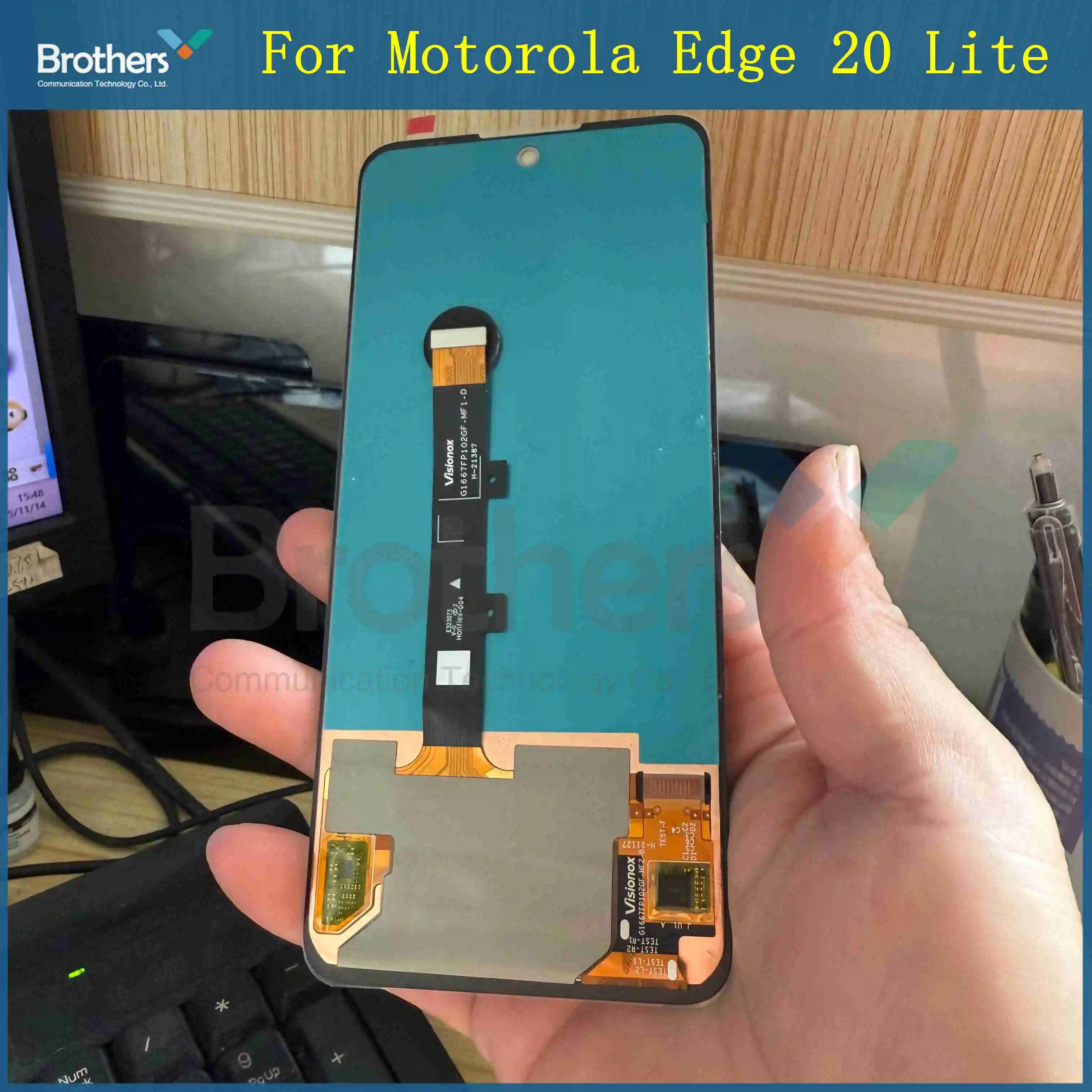 6.7 “para motorola edge 20 lite display lcd com quadro tela de toque digitador assembléia para moto edge 20 lite XT2139-1 lcd