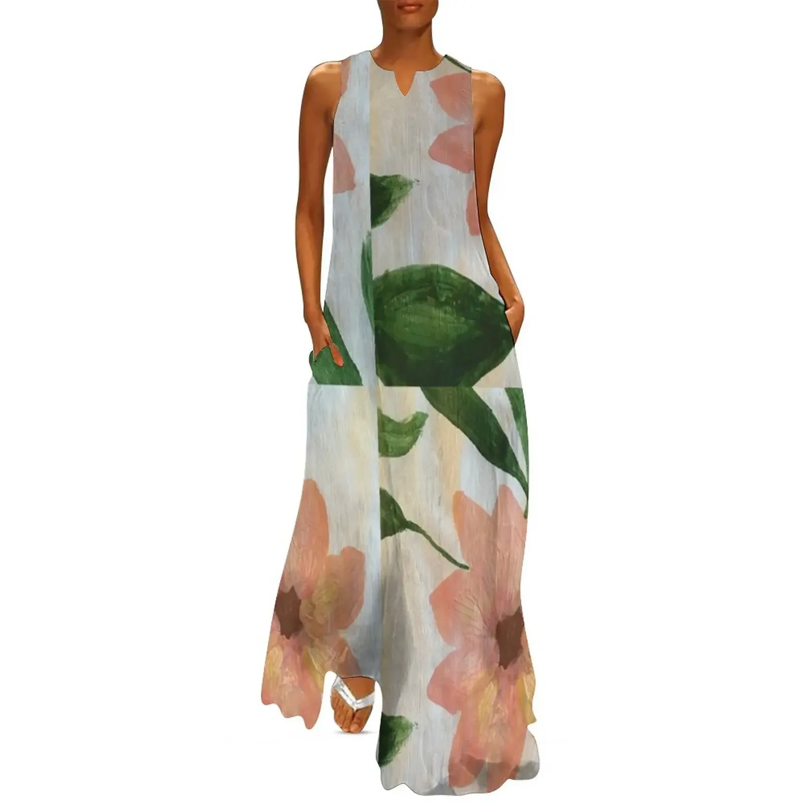 

Pink Blossom Long Dress women's summer dress 2025 women's luxury party dress