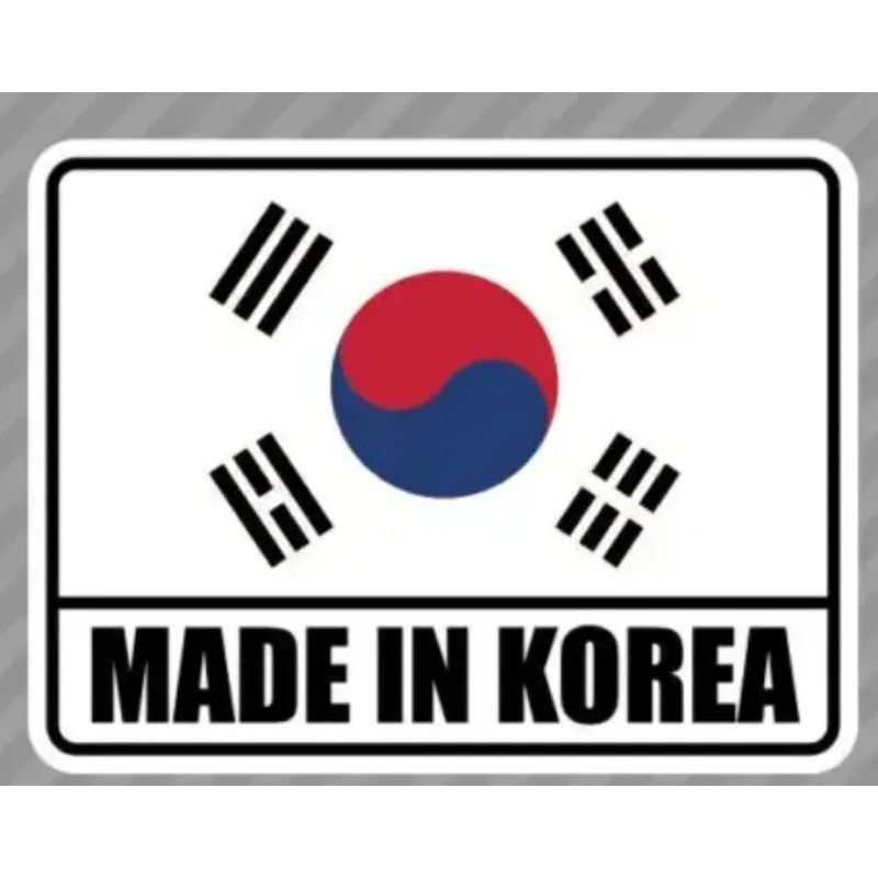 صنع في كوريا حماية خدش الديكور KOR KR كوريا ملصق حائط من الفينيل الديكور ملصق مائي 15 سنتيمتر PVC KK