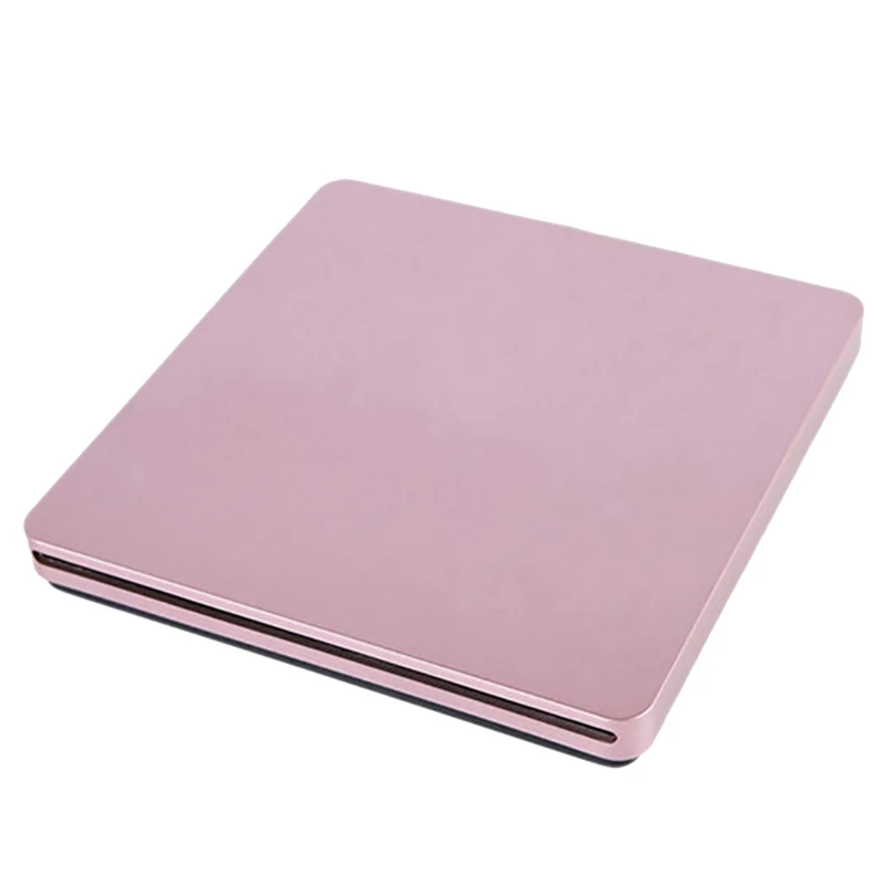 External DVD Drive CD DVD +/-RW Drive DVD Burner For Laptop  Pro Air Windows 7/8/10 Pink