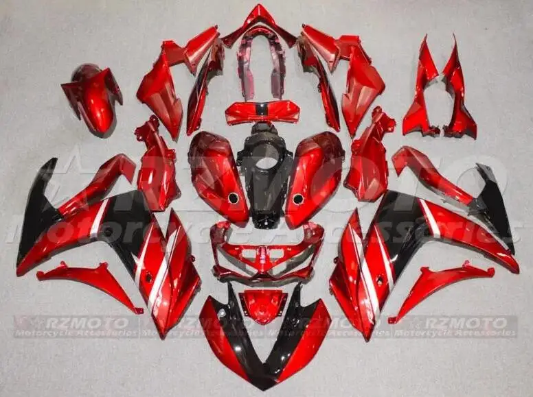 4Gifts New ABS Motorcycle Fairings Kit Fit For YAMAHA R3 R25 2015 2016 2017 2018 15 16 17 18 Bodywork Set Custom Red Black