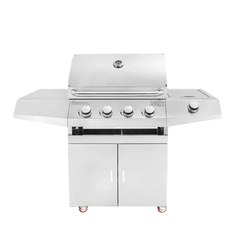 

Hot SalesCommercial Barbecue Manufacturer Machine Stainless Steel Rotary Electric Smokeless Outdoor Portable Gas Bbq Grills
