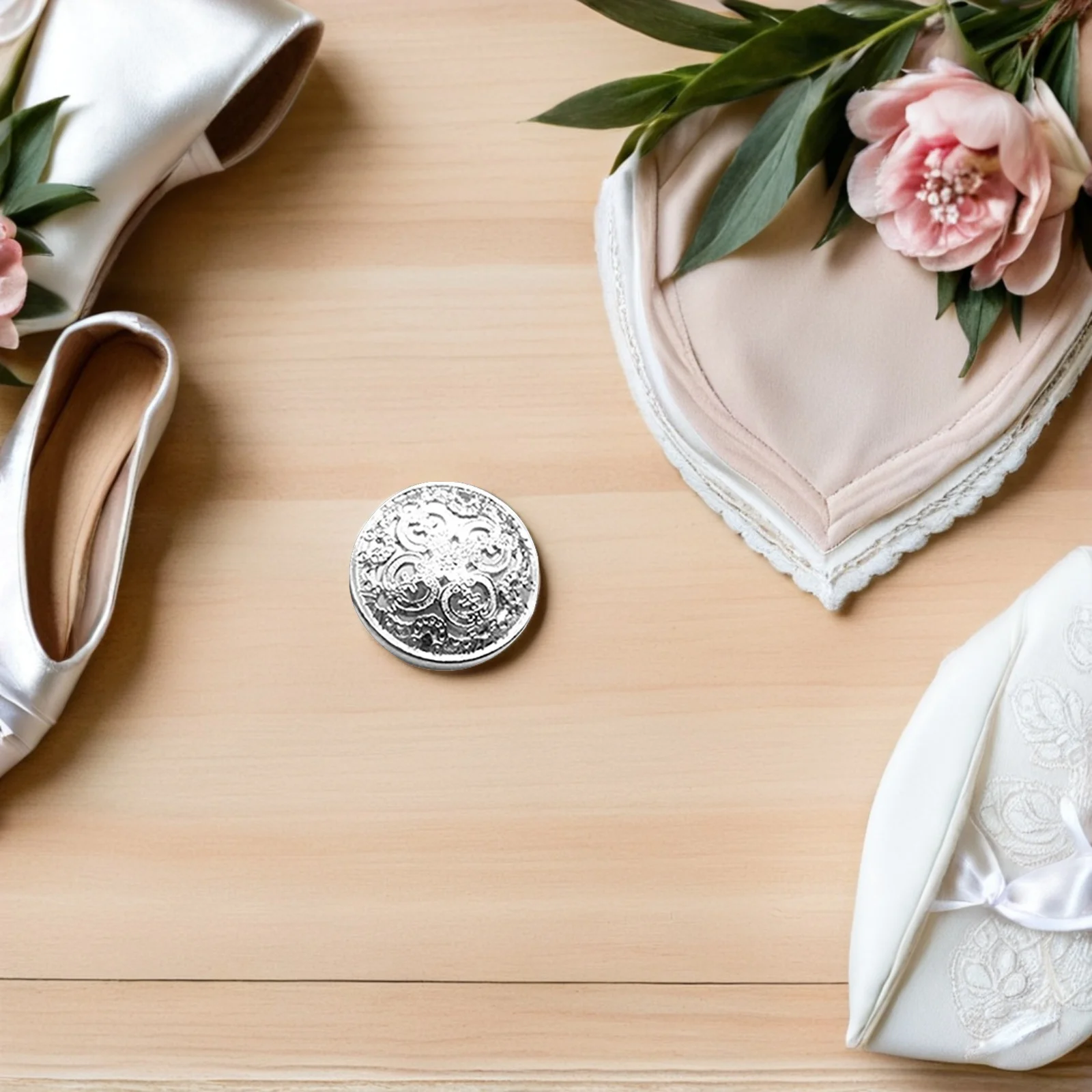 

30pcs 20Mm Metal Buttons Hollow Out Rustproof Durable For Jackets Jeans T Shirts Backpacks Diy Clothing Repair Sewing Fastener