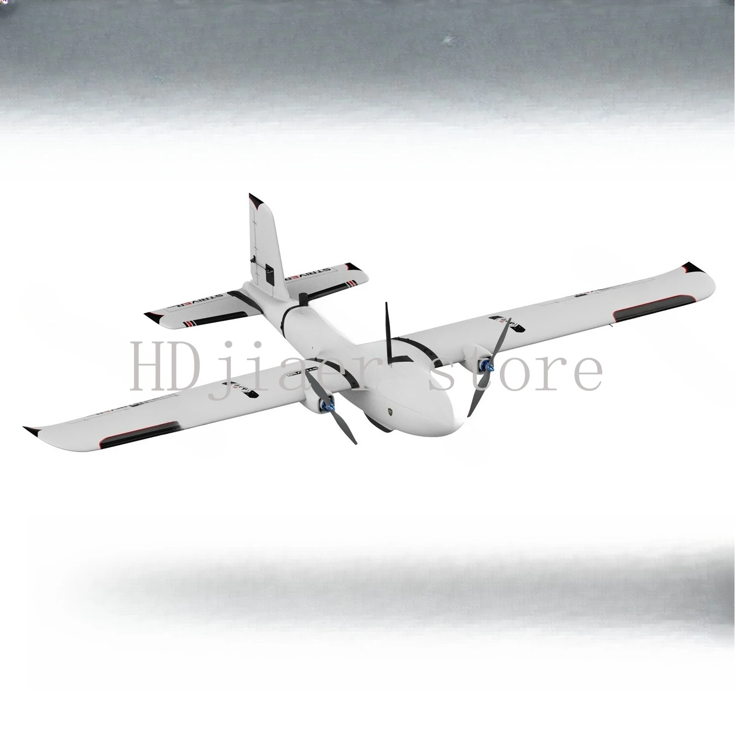 

Striver Mini Hand-Launched Dual-Motor Fixed-Wing Drone - Portable Long-Endurance, Testing & FPV Model Aircraft (Parts Included)