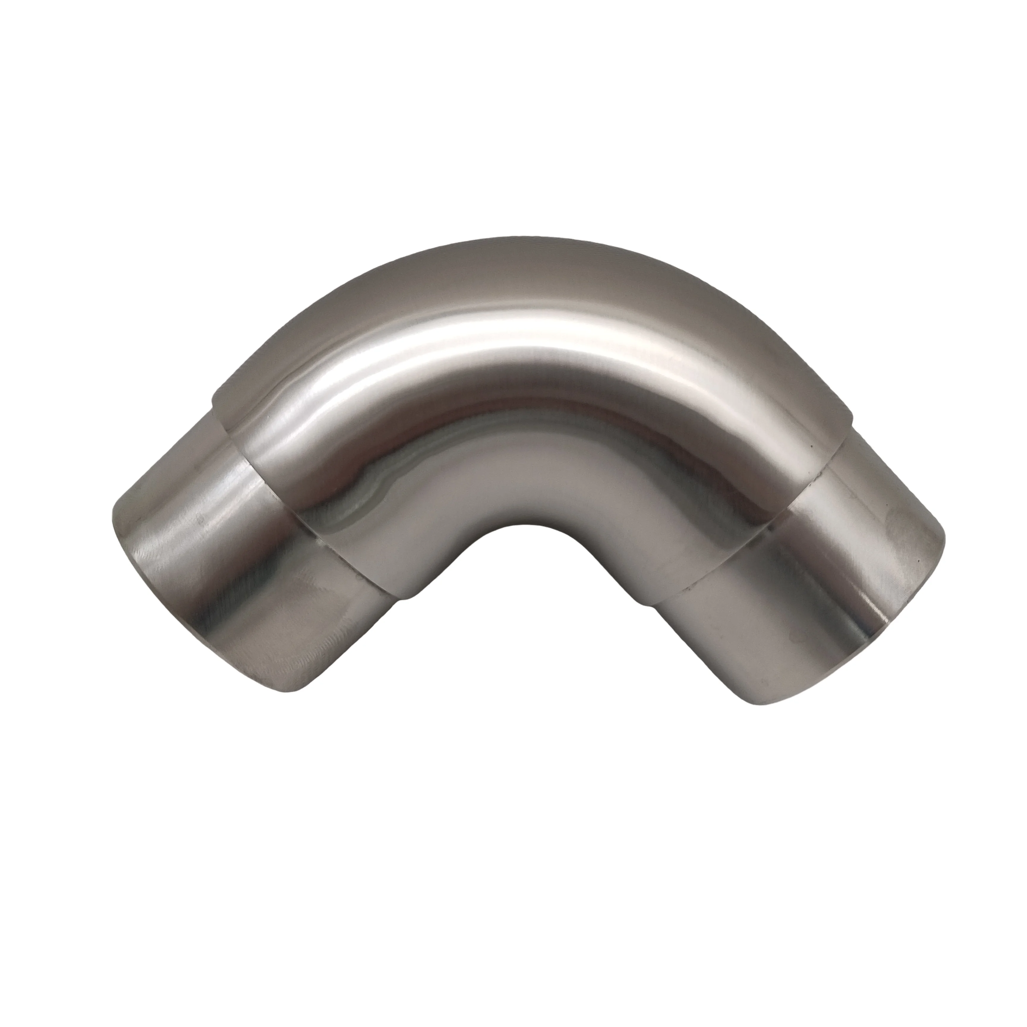 Conector de Pasamanos Metálico, Accesorios de Acero Inoxidable para Barandillas de Escaleras, Unión de Tubos, Codo para Barandilla