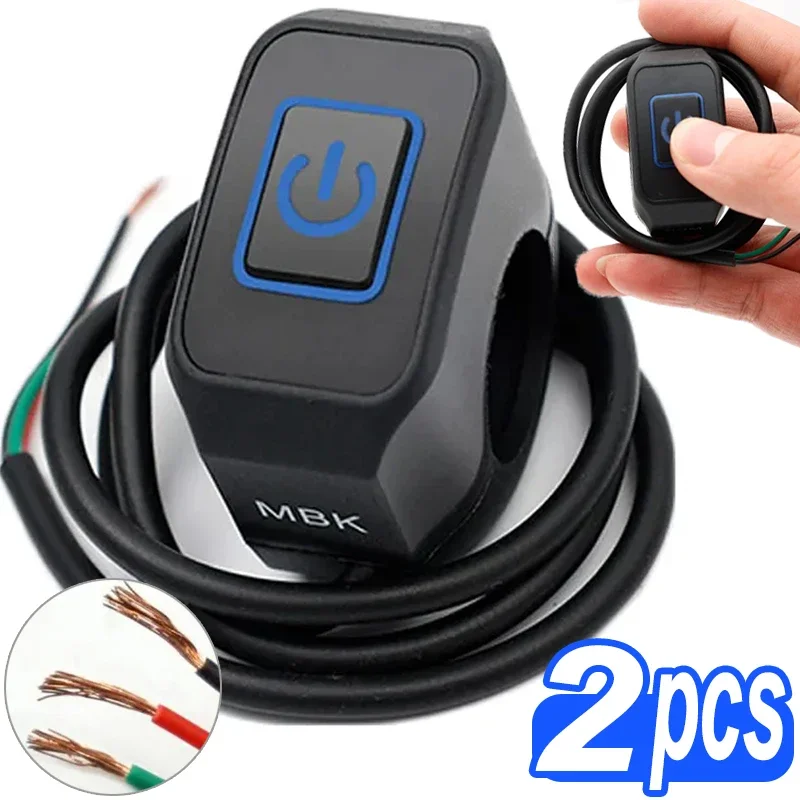 1/2PCS Motorcycle Waterproof Switch Handlebar Button Connector for Motorbike Switches Connector Moto Equipments Accessories