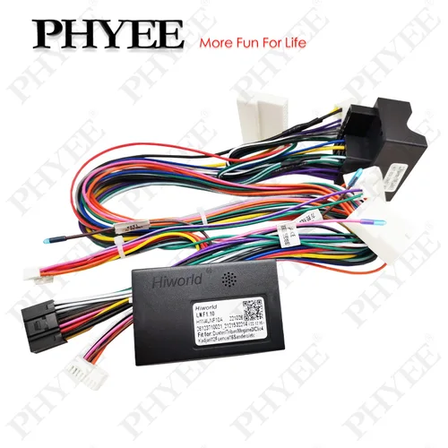 Arnés decodificador de bus CAN Quadlock, retención SWC, adaptador Android P&P de 16 pines, para Renault Megane Mk3 Scenic 3 Fluence 2009-2015