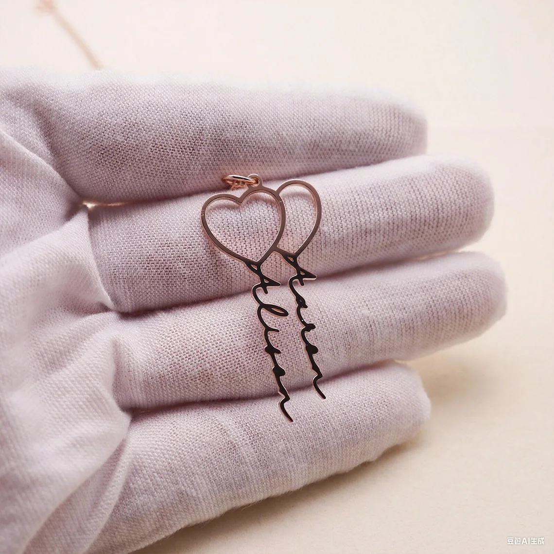 Custom Double Name Necklace Heart Choker Personalization Two Names Necklaces For Women Men Couple Collar Stainless Steel Jewelry