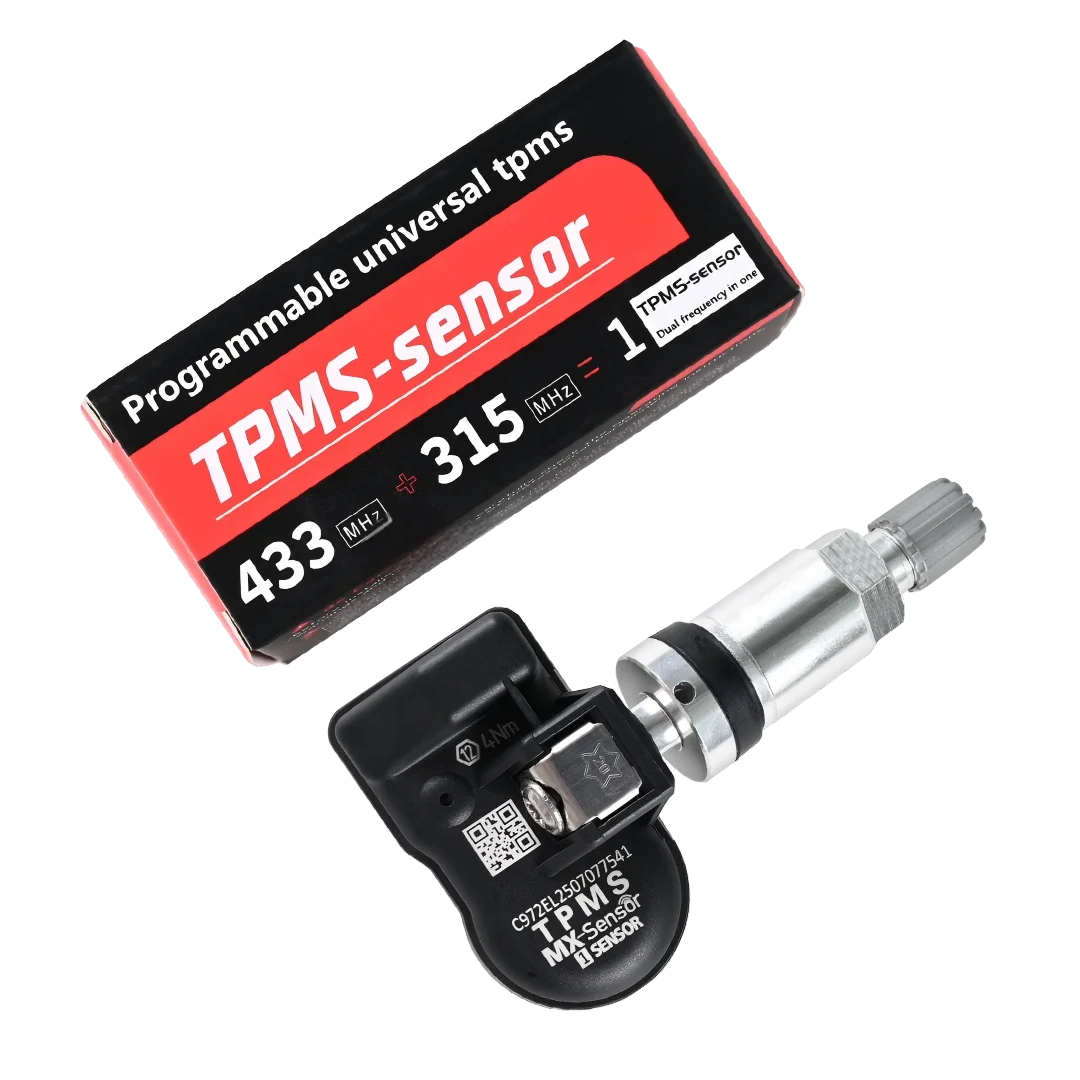 New Tpms Mx-Sensor Metal/Rubber Valve Programmable Universal 315mhz&433mhz 2in1 Sensor for All Cars OE 28260