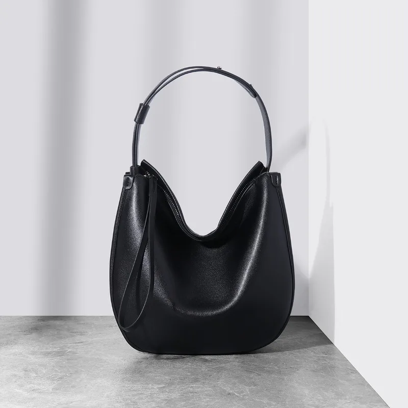 Bolso de diseñador clásico de lujo para mujer, bolso de mano grande versátil, bolso de hombro romántico, bolso de cuero, Top