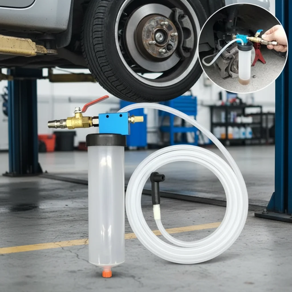 

Машина для замены тормозной жидкости, ручной инструмент для извлечения масла с выхлопом воздуха для обслуживания автомобиля