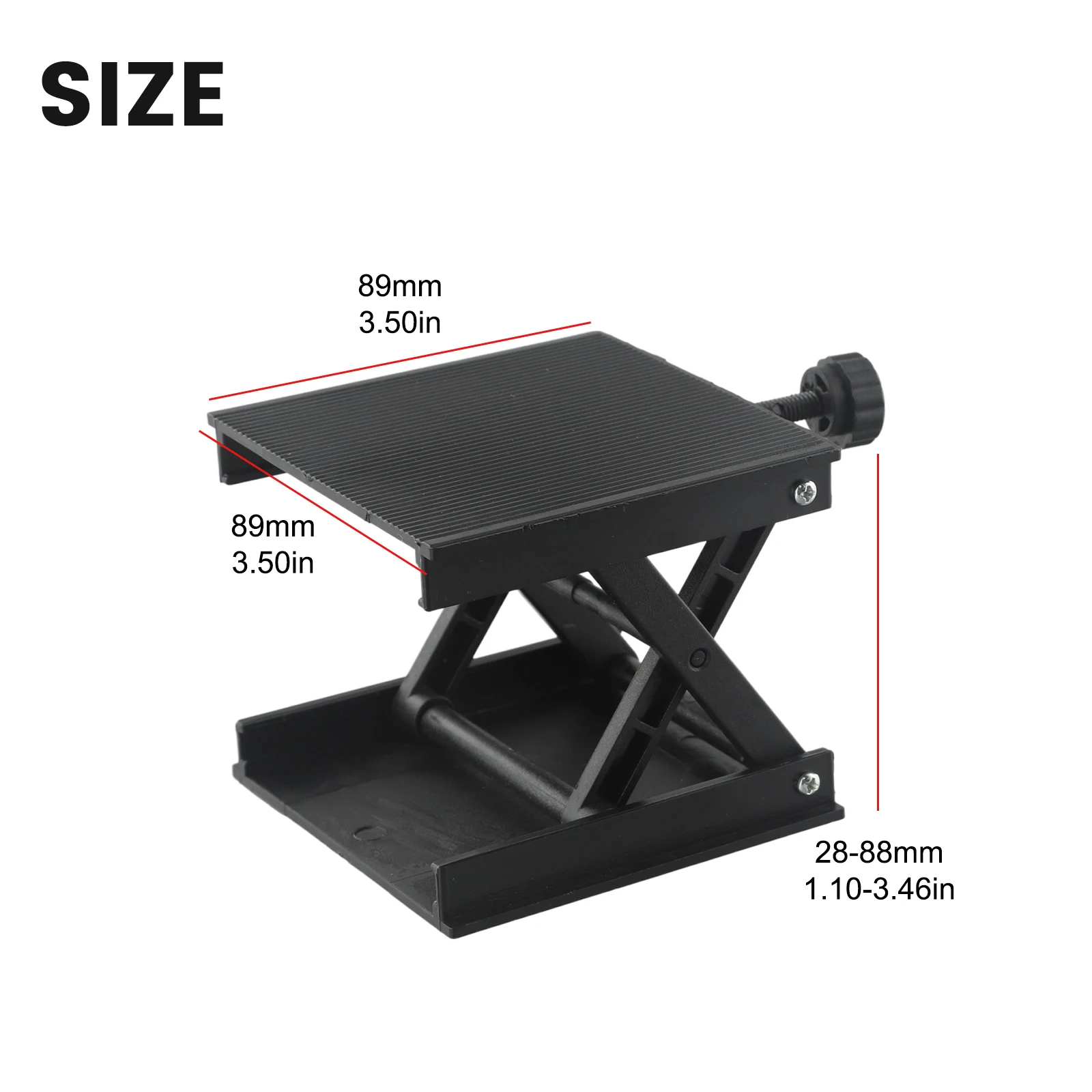 1pc Lift Table Lab Plate Jack Scissor Stand Platform Router Workbench Table Woodworking Manual Lift Platform Carpentry Tools