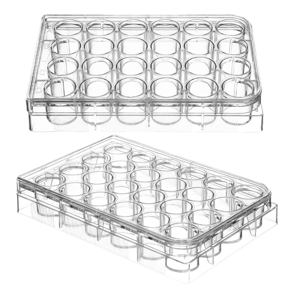 Microplate Cell Culture Tray with Lid for Lab Equipment Tissue Laboratory Tool Tools