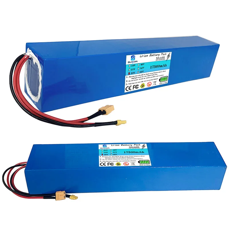 36V 17.5Ah 18650 10S5P 500W-1000W Lithium Battery Pack 42V 17500mAh High Power Motor Electric Moving Tool + 42V 2A Charger