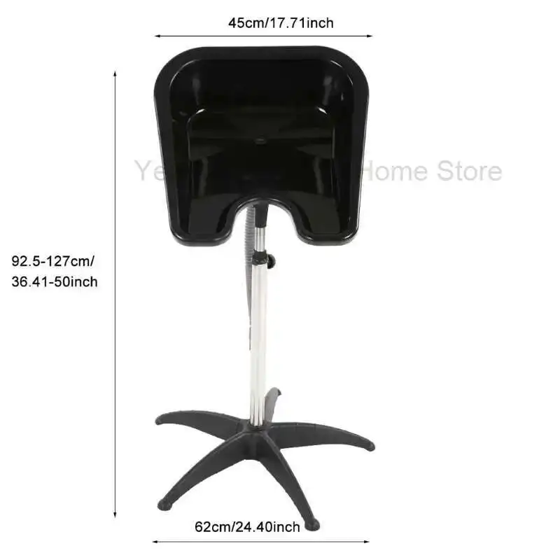 

Hairdresser Barbershop Shampoo Bowl Mobile Shampoo Bowl Height Adjustable Hair Washing Sink Suitable Beauty Sedia Salon Home