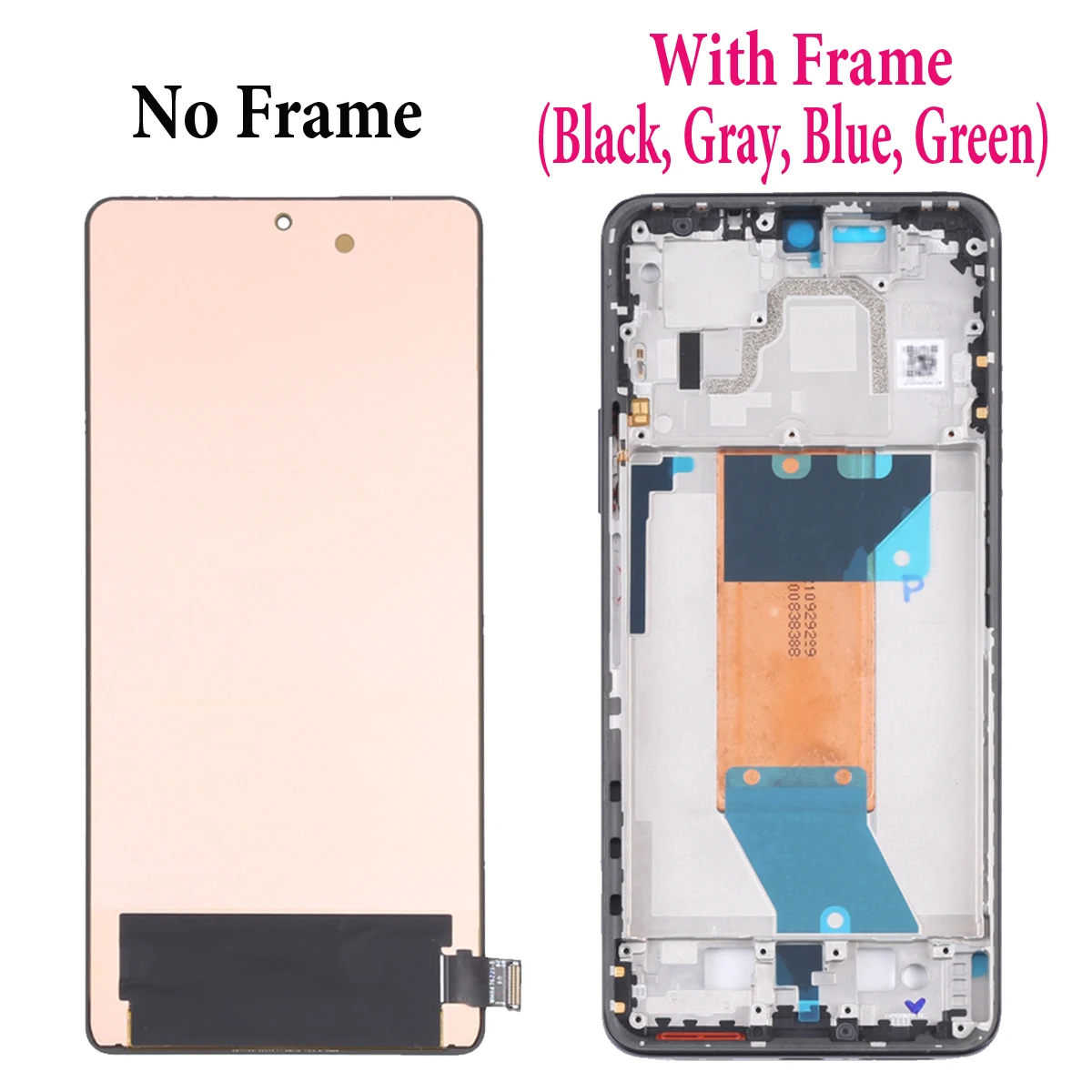 For Redmi K50 Pro 22021211RC 22011211C 22041211AC LCD Display Touch Screen Digitizer Parts