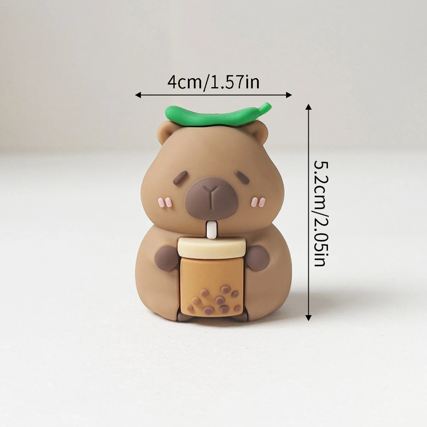 Niedliche Cartoon-Capybara-Ornamente Tier-Kuchendekoration Backzubehör Tischdekoration Auto-Innenausstattung Babyparty Kinderparty Deko-Artikel – Detail 8