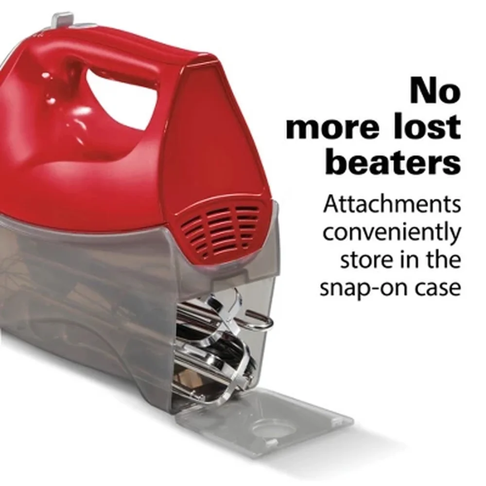 Ручной миксер с футляром, 6 скоростей, мощный кухонный миксер, 275 Вт, можно мыть в посудомоечной машине, подставка для чаши QuickBurst, функция выпечки