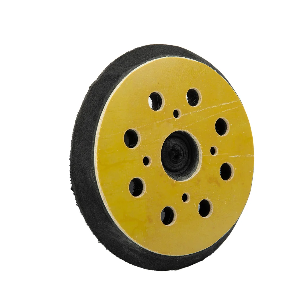 5inch 8 Hole Backup Pad Polishing Hole Sander Disc Sanding Backing Built-in Aggressive Mounting Thread Replacement Backing Pad