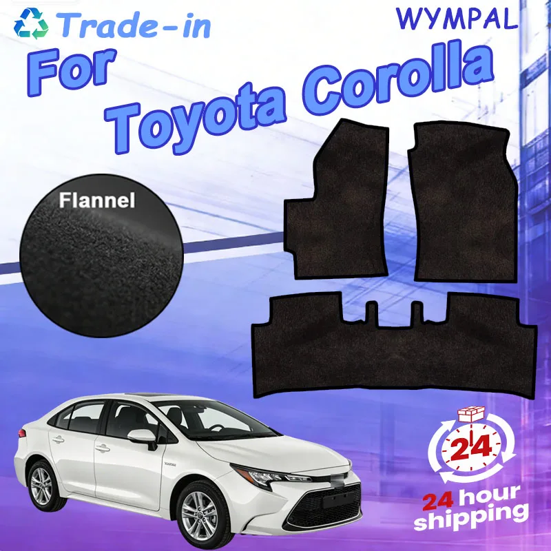 

Нейлоновые замшевые автомобильные коврики для Toyota Corolla E210 2019-2023, Suzuki Swace 2022 года, панельные коврики-накладки, покрытие для пола автомобиля