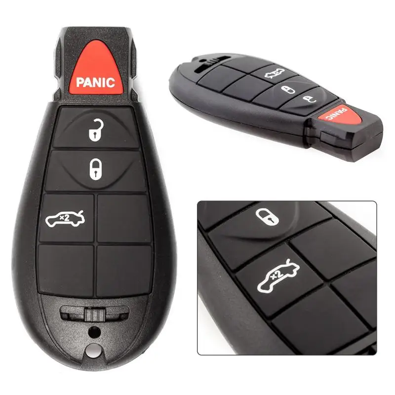 

Для Jeep Grand Cherokee Chrysler 300 Town Country Dodge Challenger Charger Journey Smart Remote Car Key Case Fob Shell