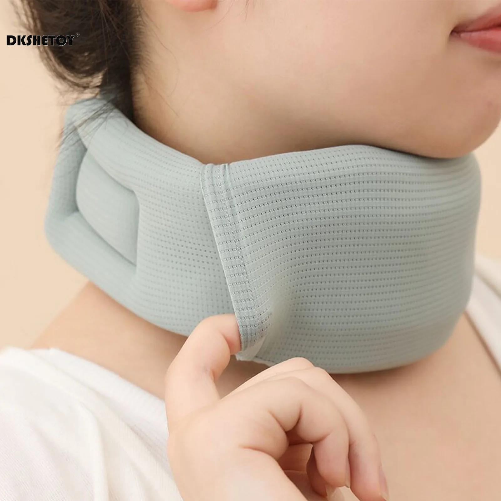 Soft Sponge Neck Support Braces Cervical Pillow Adjustable Durable Foam for Relieve Cervical brace Airplane Travel Health care