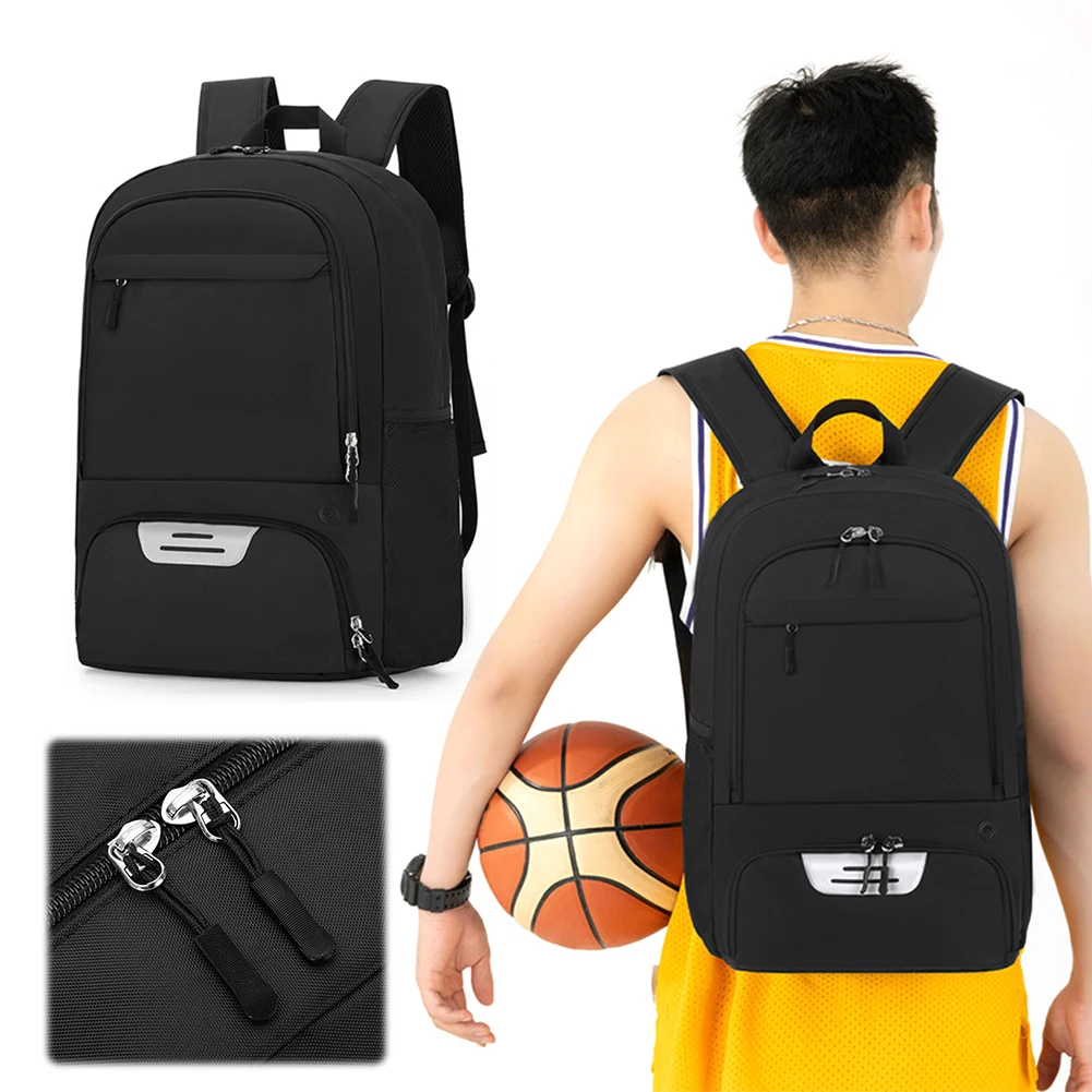 Zaino da basket Borsa sportiva grande con scomparto per scarpe Zaino sportivo Zaino per laptop multitasche Impermeabile per i viaggi