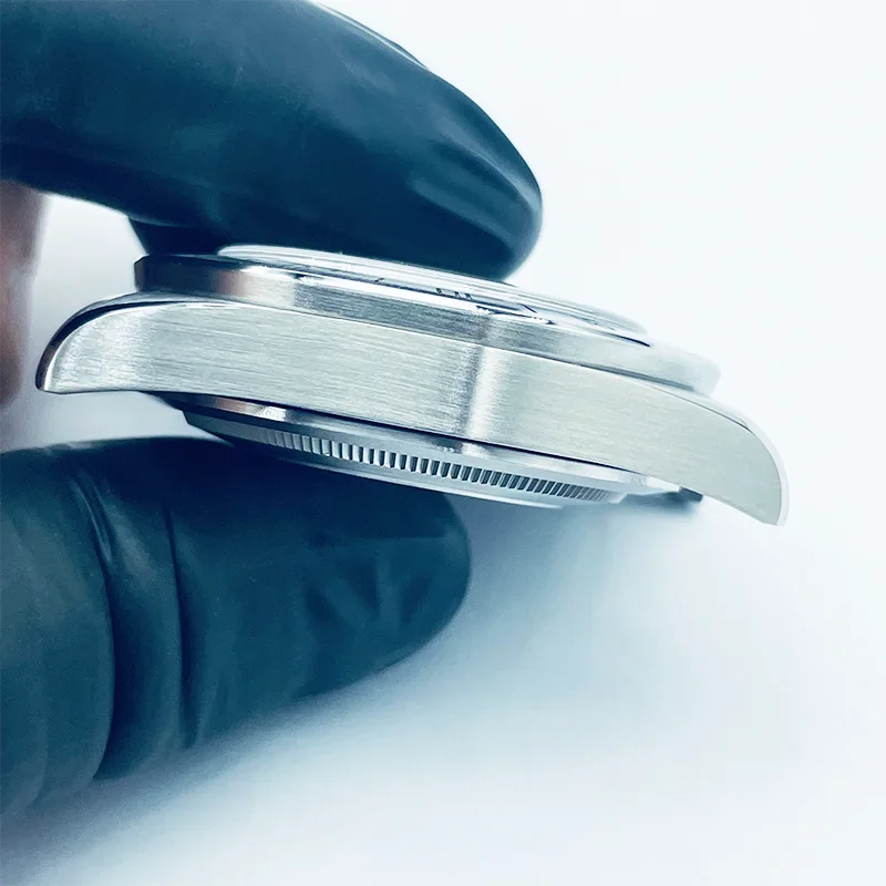 حافظة Seike المعدلة المصقولة الراقية مع حركة NH35 على الطراز العتيق من النوع 38 مللي متر مرآة زجاج الياقوت/طلاء AR