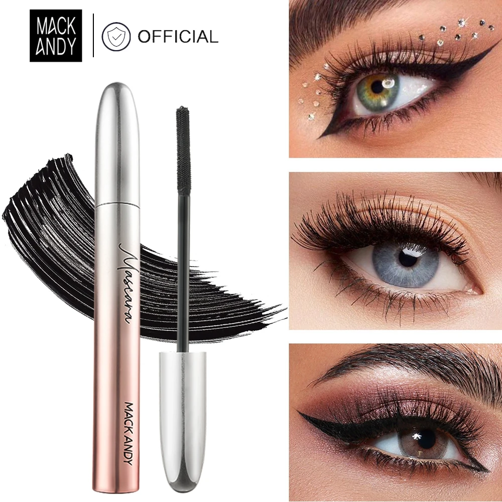 MACKANDY Length & Volume Quick-drying Mascara Bio-inspired Eyelashes Eyelash Extension Brush Easy Operation For Beginners