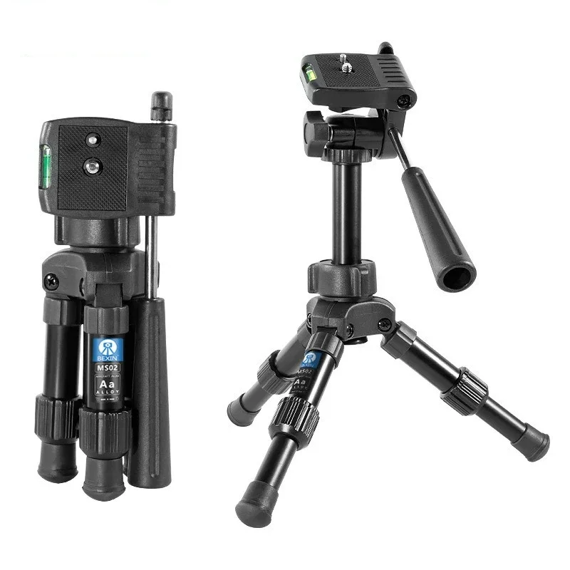 Portable Tripode Lightweight Travel Desktop Flexible Tabletop Compact Mini Smart Phone Camera DSLR Tripod Stand for iPhone