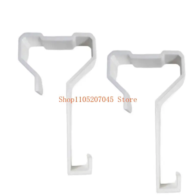 37cd No-Drill Window Hook Set for Trailer Window Edges, 2-Piece Clip-On Hanger for Towels, Clothing, and Daily Home Use