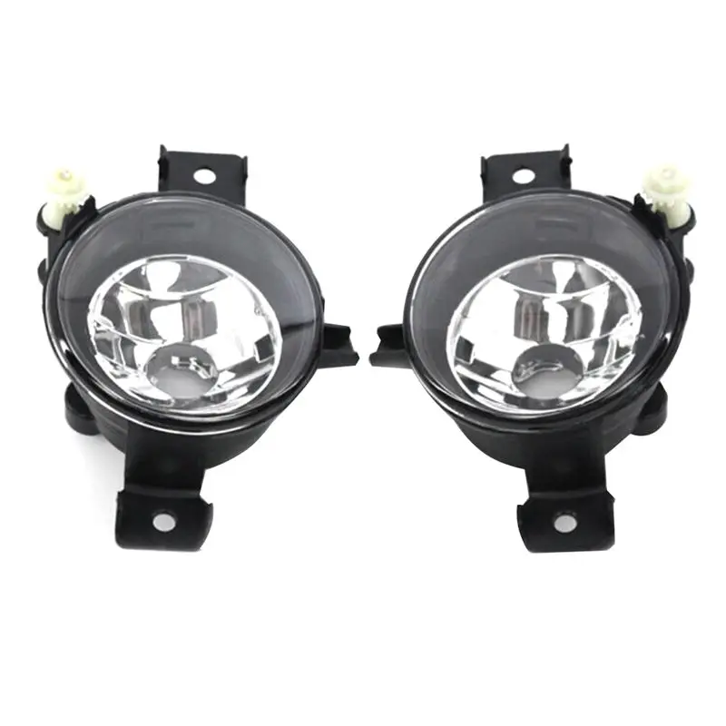 Clear 2PCS Set Fog Light Lamp Front Bumper Spotlight Fits For BMW X5 E70 2011-2013 63177224643 63177224644
