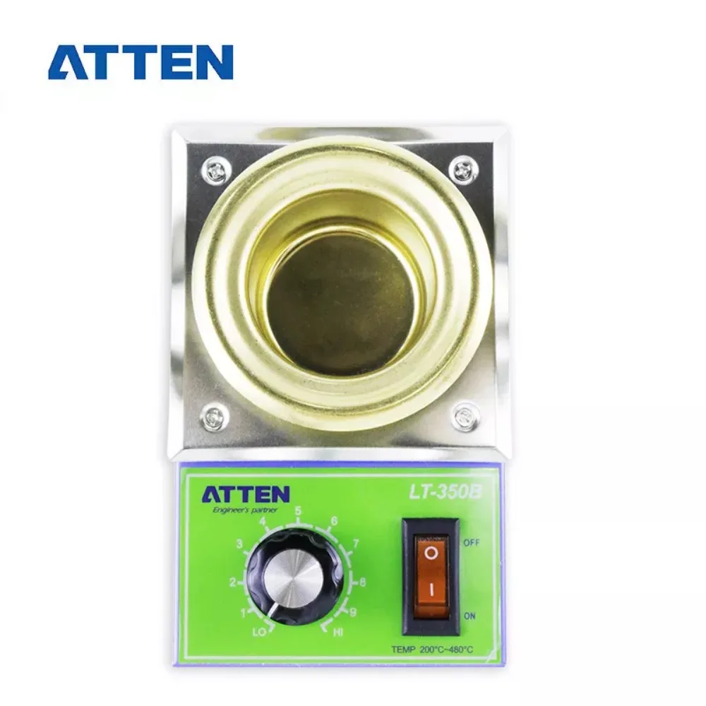 ATTEN LT-350B 200W Solder Pot Adjustable temperature soldering furnace high power tin bar melting furnace