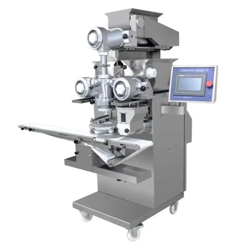 New Mooncake Panda Cookie Puff Pastry Stuffed Tulumba Fully Automatic Electric Encrust Machine 304 Stainless Steel